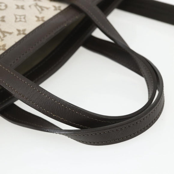 LOUIS VUITTON Monogram Mini Françoise Tote Bag 2Way Khaki M92209 LV Auth 162070