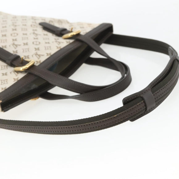 LOUIS VUITTON Monogram Mini Françoise Tote Bag 2Way Khaki M92209 LV Auth 162070
