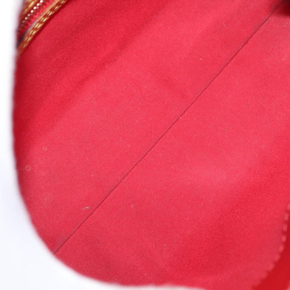 LOUIS VUITTON Monogram Vernis Reade PM Hand Bag Red Rouge M91088 LV Auth 162074