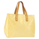 LOUIS VUITTON Monogram Vernis Reade PM Hand Bag Perle M91336 LV Auth 162075-1