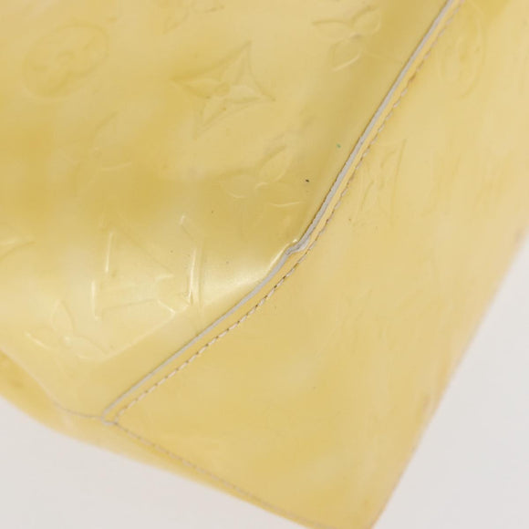 LOUIS VUITTON Monogram Vernis Reade PM Hand Bag Perle M91336 LV Auth 162075