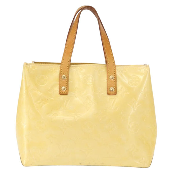 LOUIS VUITTON Monogram Vernis Reade PM Hand Bag Perle M91336 LV Auth 162075