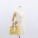 LOUIS VUITTON Monogram Vernis Reade PM Hand Bag Perle M91336 LV Auth 162075-23