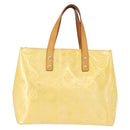 LOUIS VUITTON Monogram Vernis Reade PM Hand Bag Perle M91336 LV Auth 162075-2