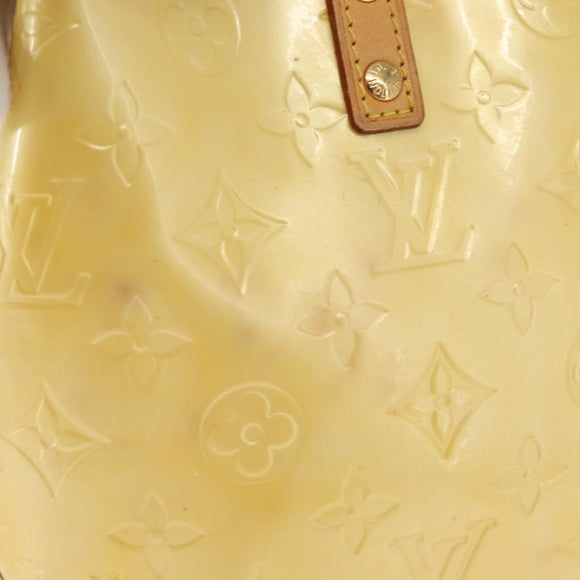 LOUIS VUITTON Monogram Vernis Reade PM Hand Bag Perle M91336 LV Auth 162075