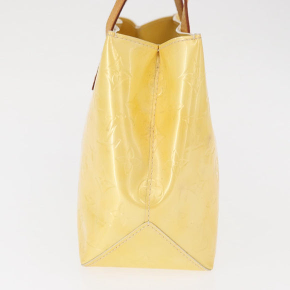 LOUIS VUITTON Monogram Vernis Reade PM Hand Bag Perle M91336 LV Auth 162075