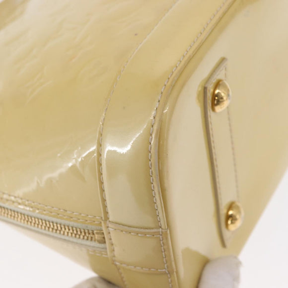 LOUIS VUITTON Monogram Vernis Alma PM Hand Bag Broncorail M91445 LV Auth 162076