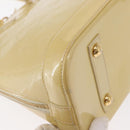 LOUIS VUITTON Monogram Vernis Alma PM Hand Bag Broncorail M91445 LV Auth 162076-16