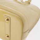 LOUIS VUITTON Monogram Vernis Alma PM Hand Bag Broncorail M91445 LV Auth 162076-14