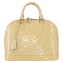 LOUIS VUITTON Monogram Vernis Alma PM Hand Bag Broncorail M91445 LV Auth 162076-2