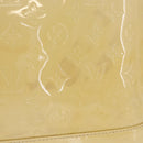 LOUIS VUITTON Monogram Vernis Alma PM Hand Bag Broncorail M91445 LV Auth 162076-3