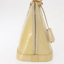 LOUIS VUITTON Monogram Vernis Alma PM Hand Bag Broncorail M91445 LV Auth 162076-6