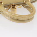LOUIS VUITTON Monogram Vernis Alma PM Hand Bag Broncorail M91445 LV Auth 162076-8