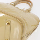 LOUIS VUITTON Monogram Vernis Alma PM Hand Bag Broncorail M91445 LV Auth 162077-15