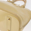 LOUIS VUITTON Monogram Vernis Alma PM Hand Bag Broncorail M91445 LV Auth 162077-17