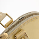 LOUIS VUITTON Monogram Vernis Alma PM Hand Bag Broncorail M91445 LV Auth 162077-7