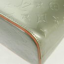 LOUIS VUITTON Monogram Vernis Houston Hand Bag Gris M91053 LV Auth 162078V-16