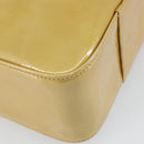 LOUIS VUITTON Monogram Vernis Columbus Tote Bag Beige M91023 LV Auth 162080-15