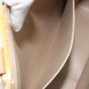 LOUIS VUITTON Monogram Vernis Columbus Tote Bag Beige M91023 LV Auth 162080-23