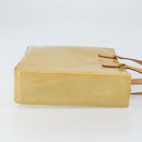 LOUIS VUITTON Monogram Vernis Columbus Tote Bag Beige M91023 LV Auth 162080-3