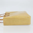 LOUIS VUITTON Monogram Vernis Columbus Tote Bag Beige M91023 LV Auth 162080-4