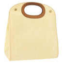 LOUIS VUITTON Monogram Vernis Maple Drive Hand Bag Perle M91378 LV Auth 162082-1