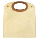 LOUIS VUITTON Monogram Vernis Maple Drive Hand Bag Perle M91378 LV Auth 162082-2