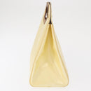 LOUIS VUITTON Monogram Vernis Maple Drive Hand Bag Perle M91378 LV Auth 162082-3