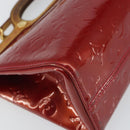 LOUIS VUITTON Vernis Roxbury Drive Bag 2way Pomme D'amour M91987 LV Auth 162085-18