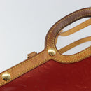 LOUIS VUITTON Vernis Roxbury Drive Bag 2way Pomme D'amour M91987 LV Auth 162085-19