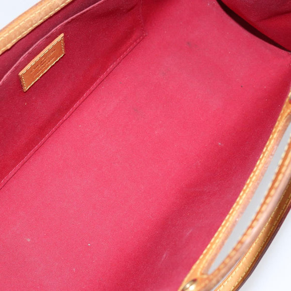 LOUIS VUITTON Vernis Roxbury Drive Tasche 2-Wege Pomme D'amour M91987 LV Auth 162085