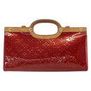 LOUIS VUITTON Vernis Roxbury Drive Bag 2way Pomme D'amour M91987 LV Auth 162085-13