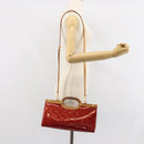 LOUIS VUITTON Vernis Roxbury Drive Bag 2way Pomme D'amour M91987 LV Auth 162085-23