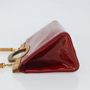 LOUIS VUITTON Vernis Roxbury Drive Bag 2way Pomme D'amour M91987 LV Auth 162085-4