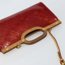 LOUIS VUITTON Vernis Roxbury Drive Bag 2way Pomme D'amour M91987 LV Auth 162085-6