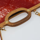 LOUIS VUITTON Vernis Roxbury Drive Bag 2way Pomme D'amour M91987 LV Auth 162085-7