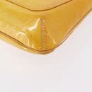 LOUIS VUITTON Monogram Vernis Thompson Street Bag Lime Yellow M91071 Auth 162087-16