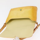 LOUIS VUITTON Monogram Vernis Thompson Street Bag Lime Yellow M91071 Auth 162087-10