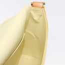 LOUIS VUITTON Monogram Vernis Thompson Street Bag Lime Yellow M91071 Auth 162087-18