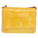 LOUIS VUITTON Monogram Vernis Thompson Street Bag Lime Yellow M91071 Auth 162087-13