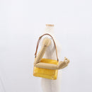 LOUIS VUITTON Monogram Vernis Thompson Street Bag Lime Yellow M91071 Auth 162087-21