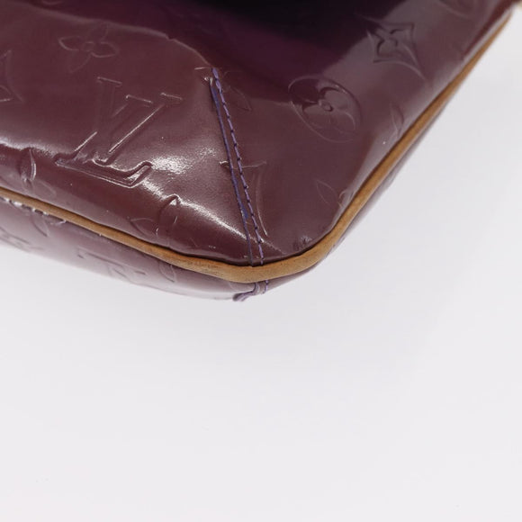 LOUIS VUITTON Vernis Thompson Street Bag Purple Viole M91095 Auth 162088