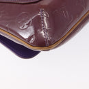LOUIS VUITTON Vernis Thompson Street Bag Purple Viole M91095 Auth 162088-16