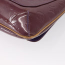LOUIS VUITTON Vernis Thompson Street Bag Purple Viole M91095 Auth 162088-17