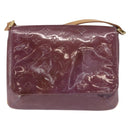 LOUIS VUITTON Vernis Thompson Street Bag Purple Viole M91095 Auth 162088-13