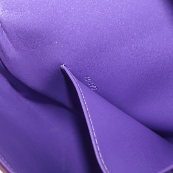 LOUIS VUITTON Vernis Thompson Street Bag Purple Viole M91095 Auth 162088