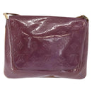 LOUIS VUITTON Vernis Thompson Street Bag Purple Viole M91095 Auth 162088-2