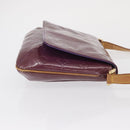 LOUIS VUITTON Vernis Thompson Street Bag Purple Viole M91095 Auth 162088-3