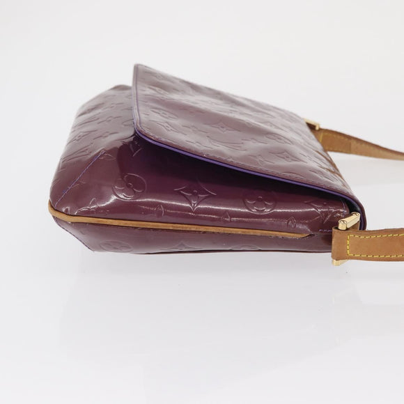 LOUIS VUITTON Vernis Thompson Street Bag Purple Viole M91095 Auth 162088