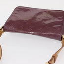 LOUIS VUITTON Vernis Thompson Street Bag Purple Viole M91095 Auth 162088-6